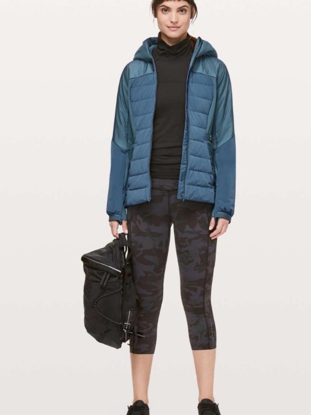 Lululemon Down For It All Jacket
Colour: night diver (dark teal)
